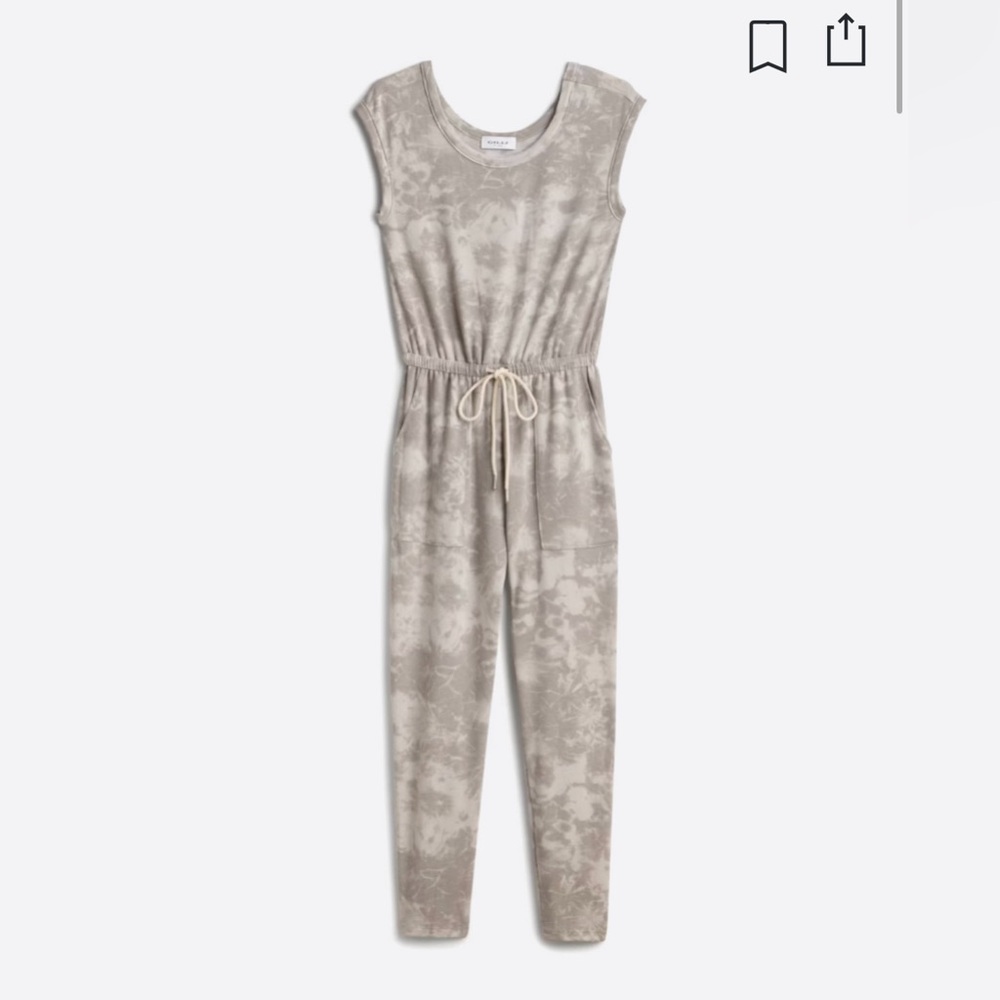Stitch Fix Gilli knit drawstring jumpsuit size large